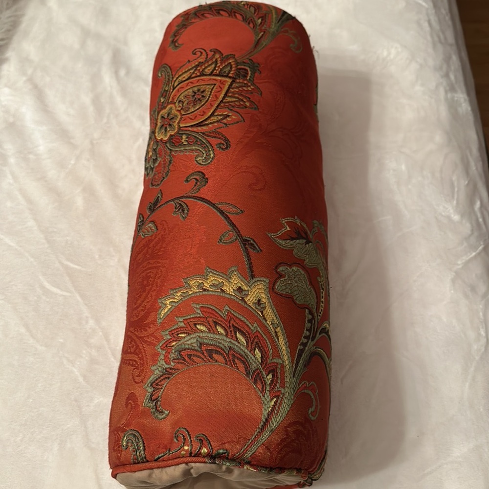 Jacquard Orange Comforter Set - Picture 10 of 13